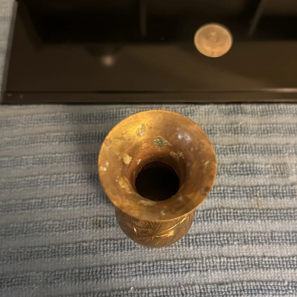 Brass small Floral Vase #04